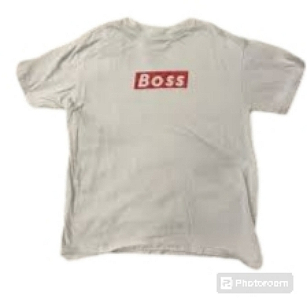 Bowery Boss Boy's White T- Shirt - Size: M